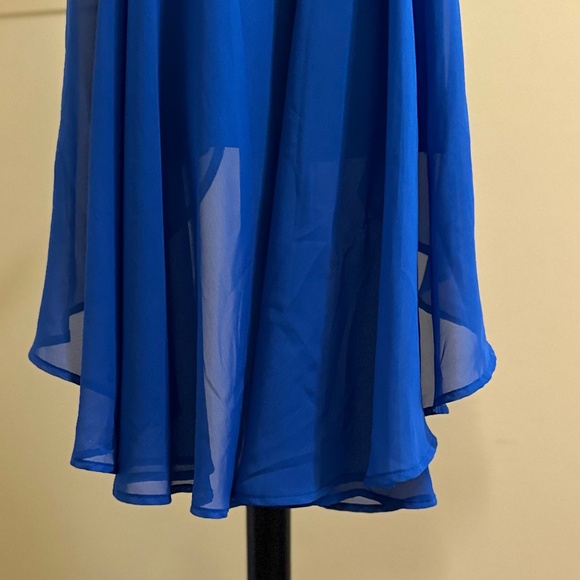 Material Girl NWOT  Hi-Lo Mixed Media Dress (S) - Picture 12 of 14